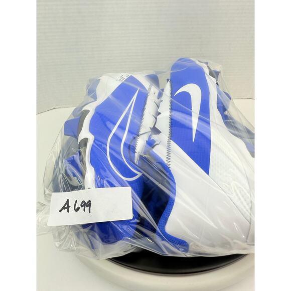 Nike Vapor Edge Shark 2 Mens Size‎ 12 Blue White Football Cleats DH5088-400 NEW main image 6